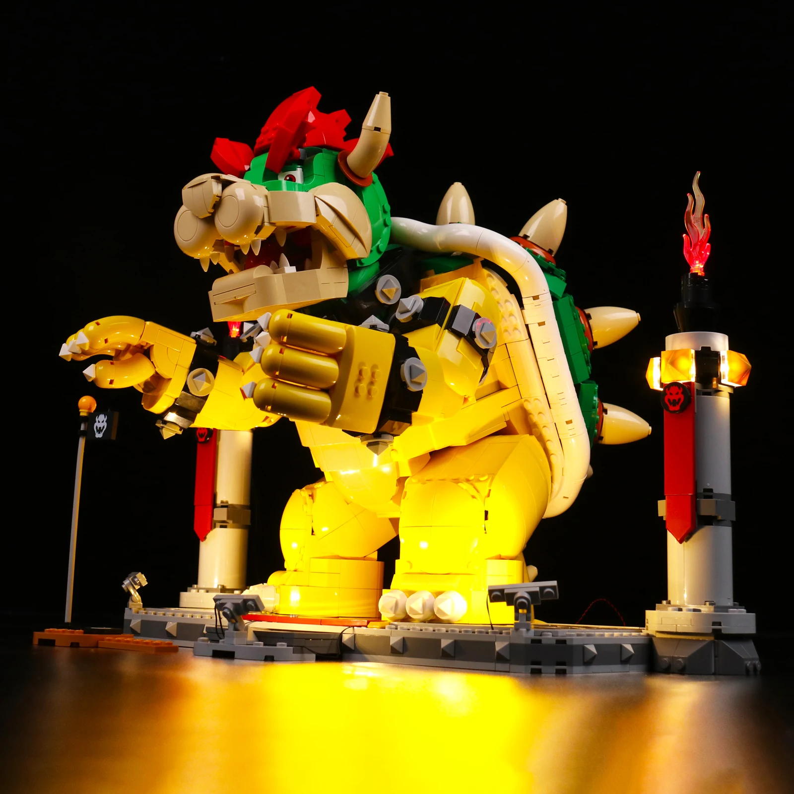 Lazishi LED Light per il 71411 The Mighty Bowser (non Include il modello) accessori per l'illuminazione a LED giocattoli fai da te