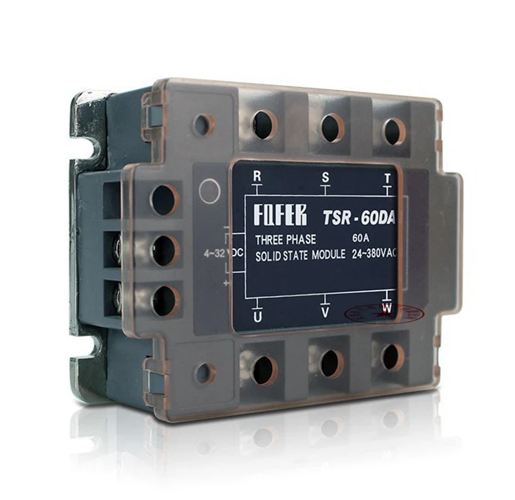 

Three-phase Solid-state Relay TSR-60DA 80A75A100A25A40DA-H DC Control AC 380V