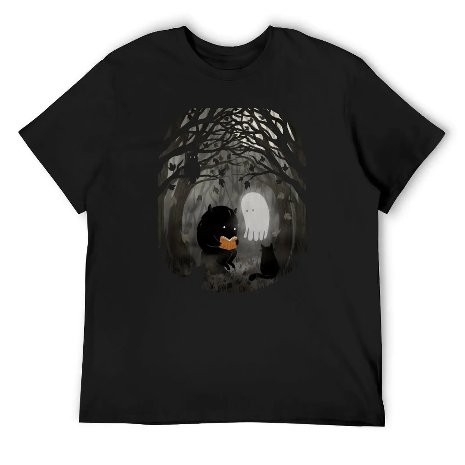 A Quiet Spooky Spot (Book Reading Monster) T-Shirt