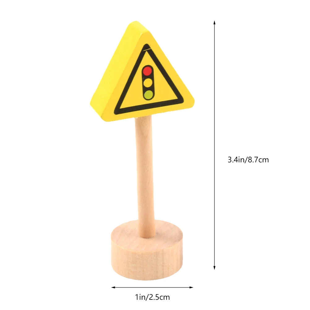 Panneau de Construction en Bois, Jouet de Circulation, décennie s de Route, Simulation du Modèle, Parent-Enfant, 50 Pièces