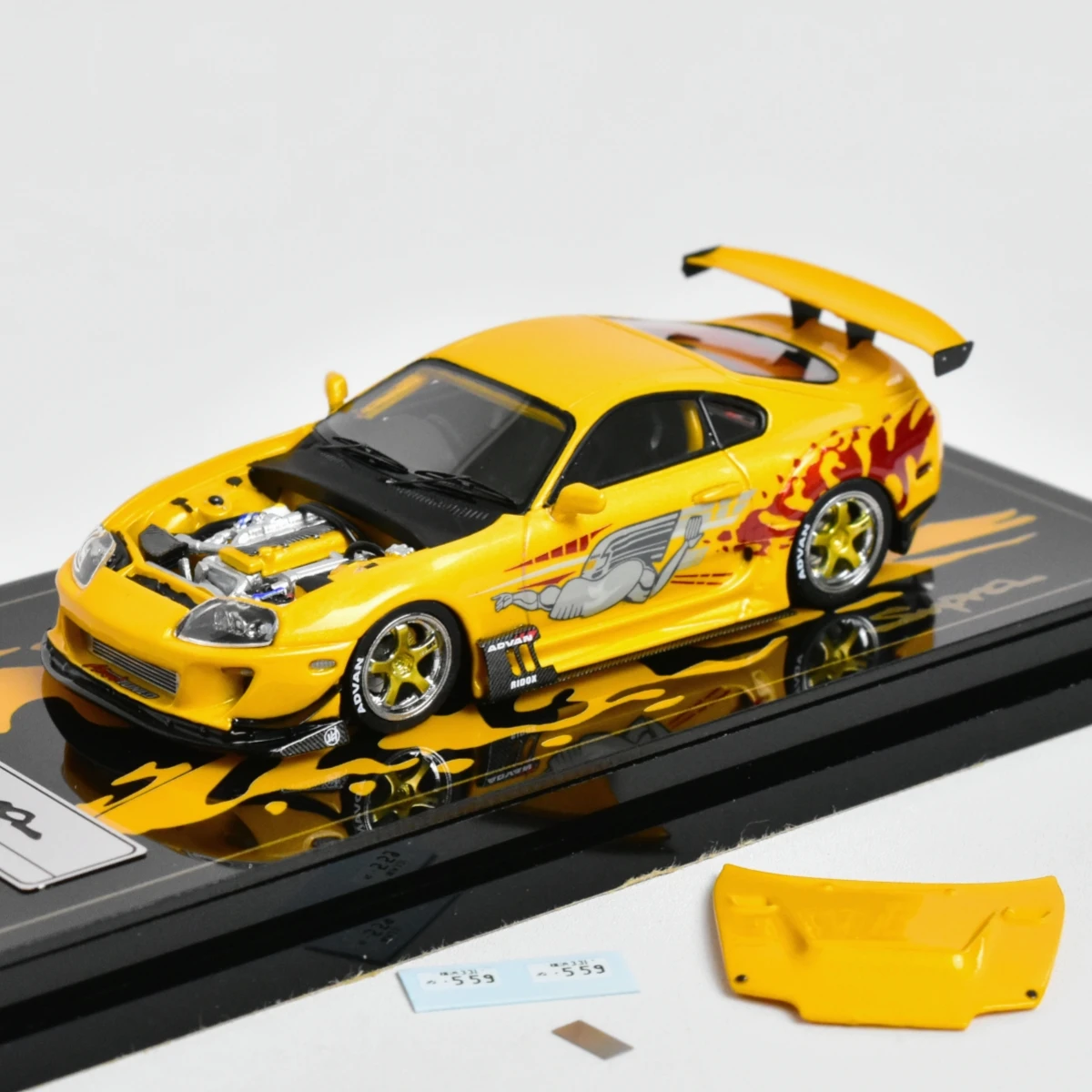 Ym-レジンダイキャストモデルカー、rinjza80、1:64