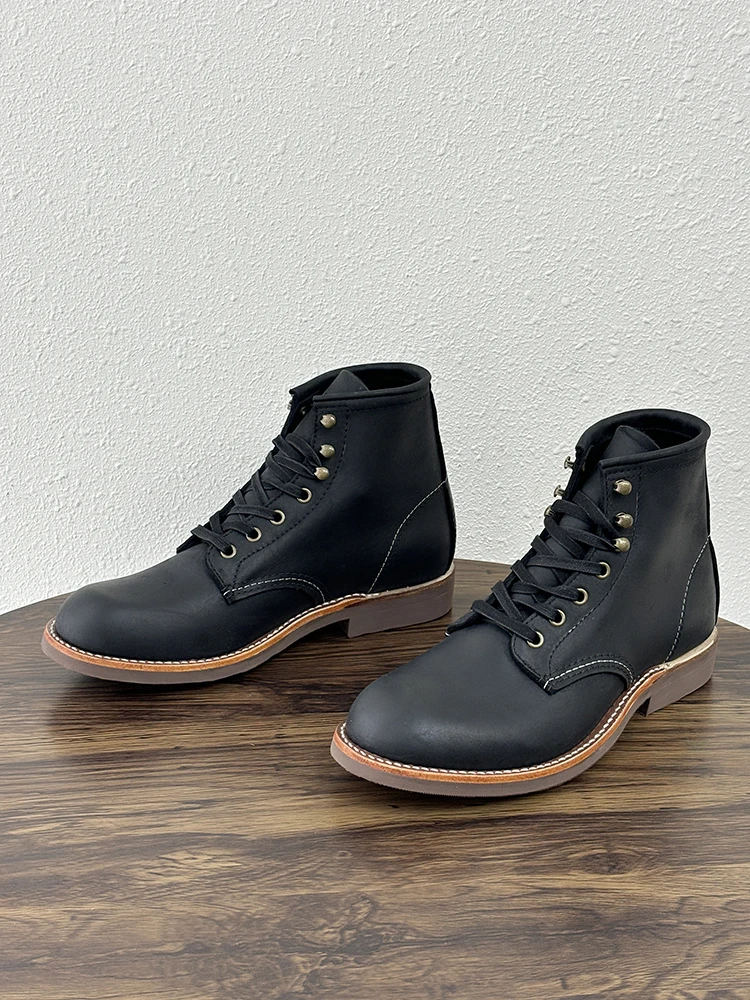 Męskie buty robocze w stylu re – Leather Work Youtube recenzja i cena