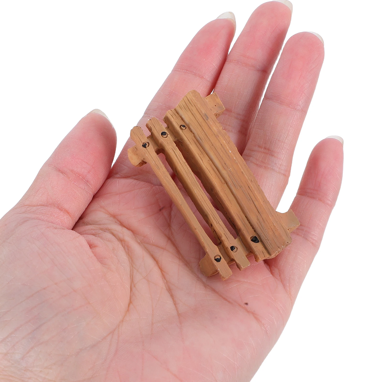 

4 Pcs Miniature Landscape Park Chair Beach Dollhouse Decoration Accessories Bench Resin Kids Child Ornament