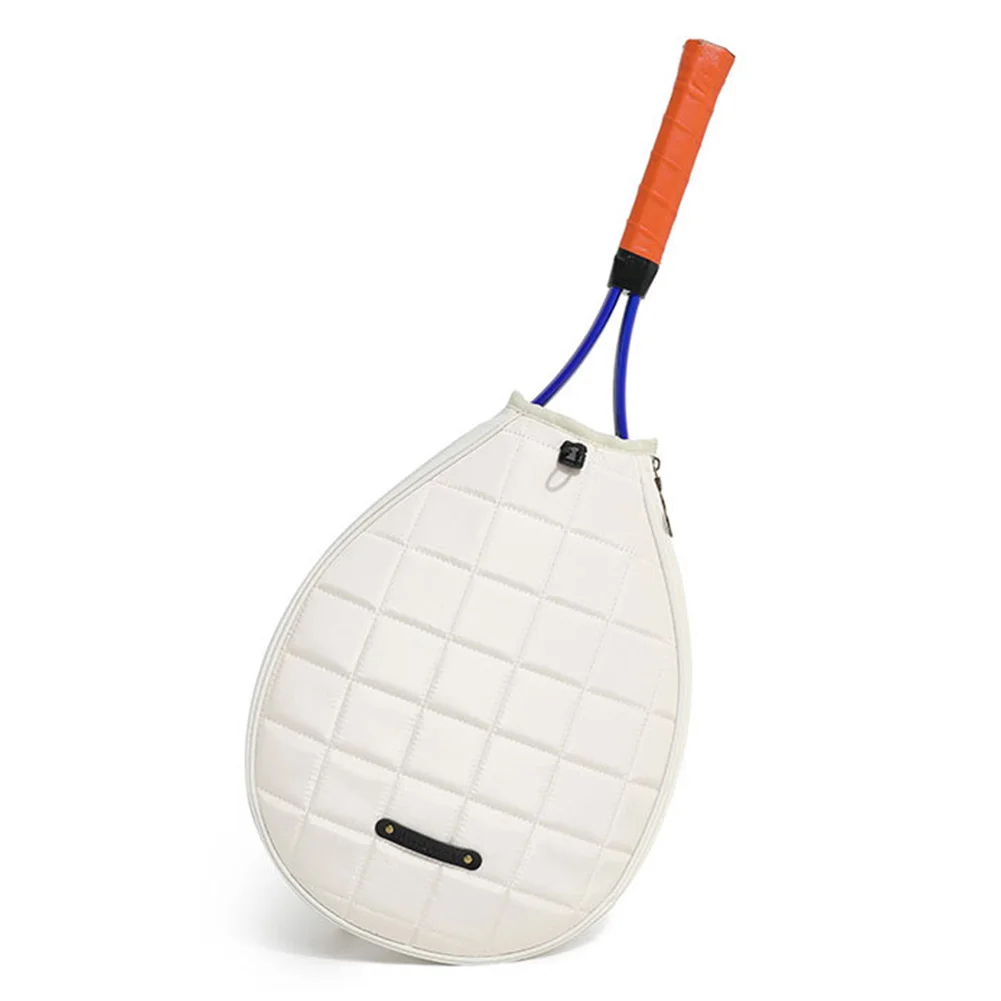 مضرب تنس حقيبة حمل مقاوم للماء المحمولة مضرب كرة الريشة حقيبة سستة إغلاق مضرب تنس حقيبة كروسبودي للنساء الرجال