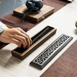 Ceramic Incense Burner Elegant Openwork Incense Holder Blends in Well with The Room Easily Use More Sizes of Incense