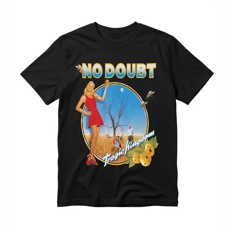 No Doubt Tragic Kingdom 90s Alternative Rock Band T Shirt Black S-2XL