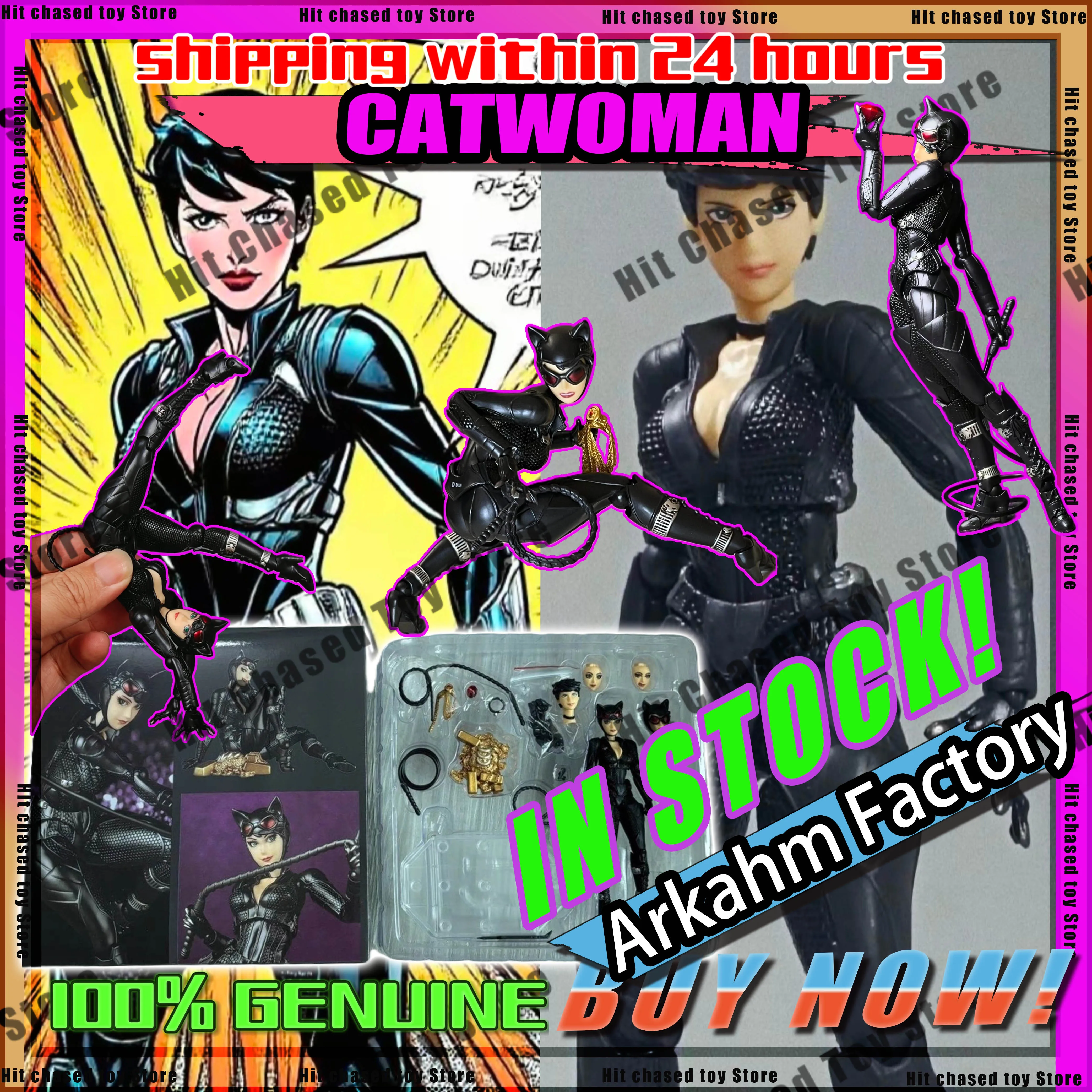

В наличии Arkahm Factory MAX Factory Женщина-кошка Kaiyodo Revoltech YamaguchiFigurine Ko Модель Фигурка Индивидуальные подарки Игрушки