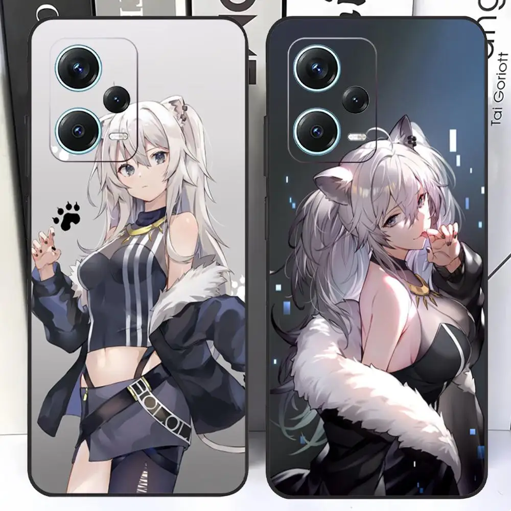 Shishiro Botan Phone Case For Redmi Note 13 Pro Plus 12 11 A3X A1 A2 13C 12C Black Cases