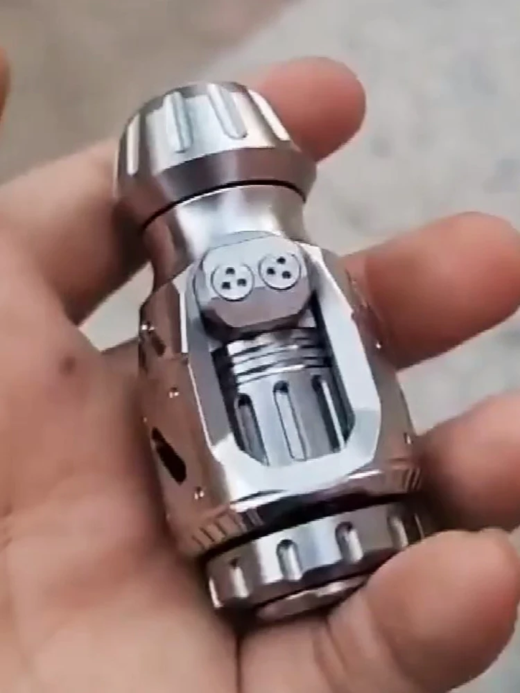 Second-hand Sharp shark Limited pushing egg 2.0 little fat titanium alloy fingertip top creative adult decompression Titan ball