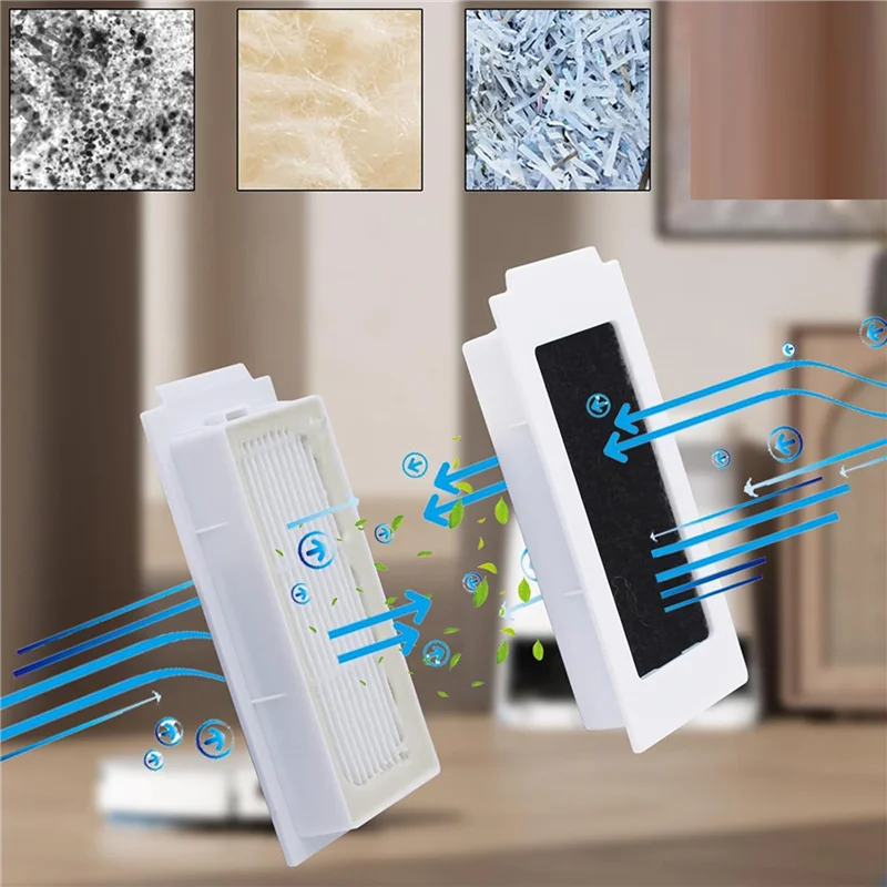 

2 комплекта аксессуаров для робота-пылесоса ECOVACS DEEBOT T30 Pro Omni/T30 Omni, основная щетка, мешки для пыли, тряпки, фильтры-A68E