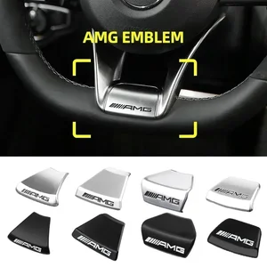 Innenraum des Autolenkrades Emblem Aufkleber -Tafel Centro -Emblem für AMG Mercedes Benz W212 W213 W205 GLA GLC GLE NEU CLASS C/E 12 Hauptverkäufe Volante Walking W205 - №6