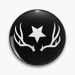 Disco Elysium Something Beautiful No T Soft Button Pin Creative Fashion Women Cute Brooch Metal Lover Jewelry Collar Funny
