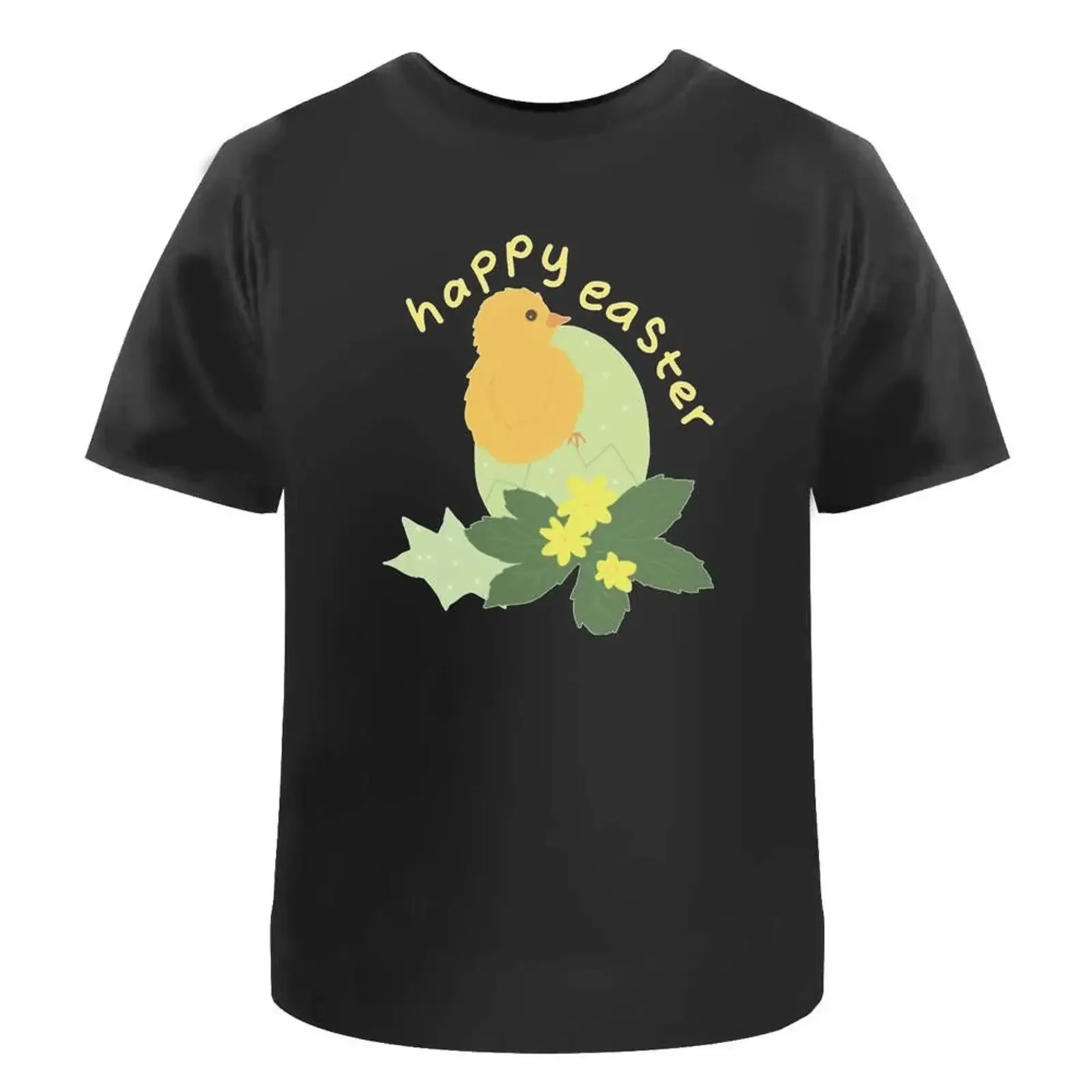 T Shirt quot Frohe Ostern Küken 100 Baumwolle S XXL TA062383 vintage Washed Soft fashion Top For Everyday Wear