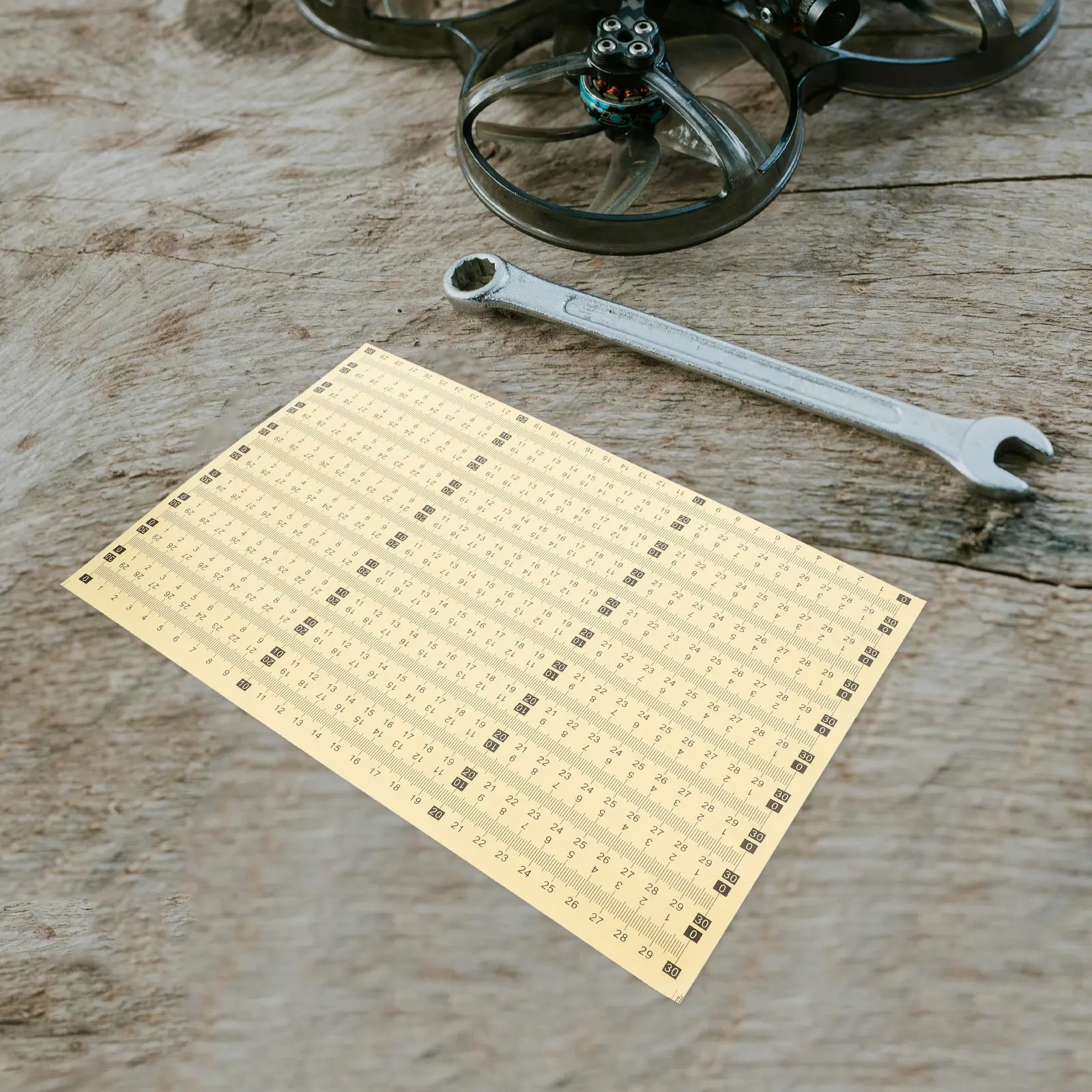 Sewing Labels - 20個入り、目盛り付き定規ステッカー。自己接着式で、高い粘着力があり、柔軟性のあるラベルとして使用でき、裁縫などの測定作業に最適。