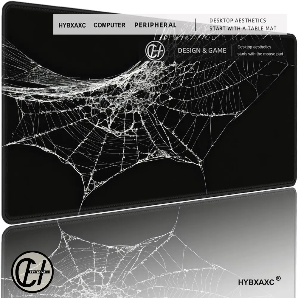 Spider web Mouse Pad Large Computer Office Game Table Mats XXL Rubber Anti-slip Gaming Keyboard Mousepads Long Desk Pads HYBXAXC