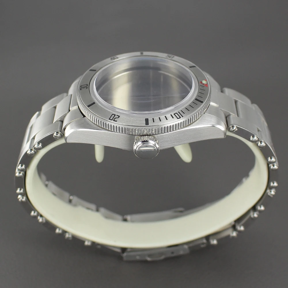 38mm Cassa per orologio in acciaio 316L Cinturini resistenti all'acqua per 4R Nh35 Nh36 Nh38 Nh70 Movimento NH35 Accessori per orologi Vetro zaffiro