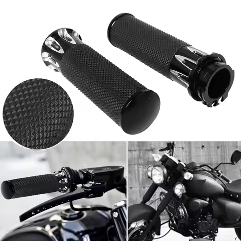 Motorcycle 1" 25mm Electronic Handle Bar Grip Handle Grips For Harley Sportster 883 1200 XL XR Softail Touring Dyna Cafe Racer