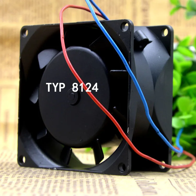 

All metal Advanced cooling fan 8CM 24V 80X80X38MM High temperature resistance fan TYP 8124 2.8W ultra silent Axial flow fan