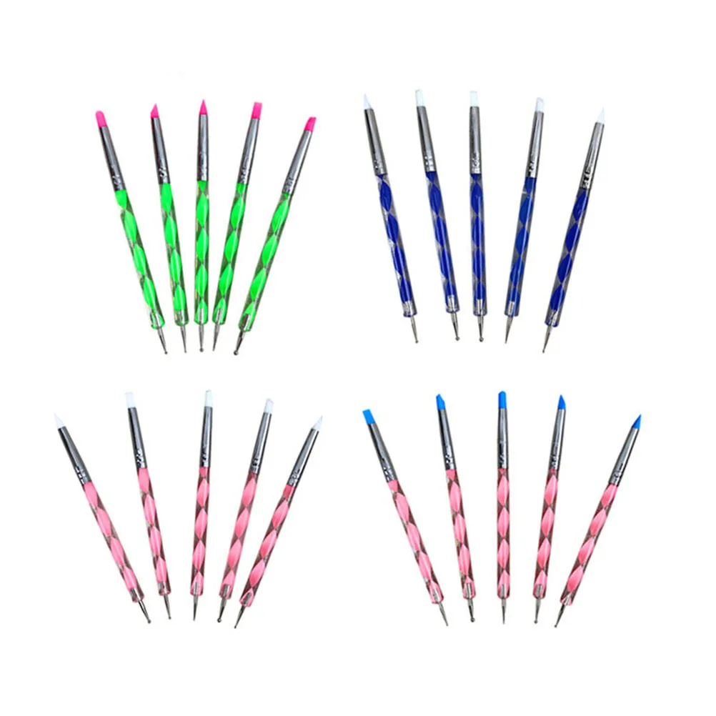 

9 pcs Clay Sculpting Tool Set Wooden Handle Stainless Steel Tips For Carving Shaping Modeling Ceramic Pottery Art Crafts Home