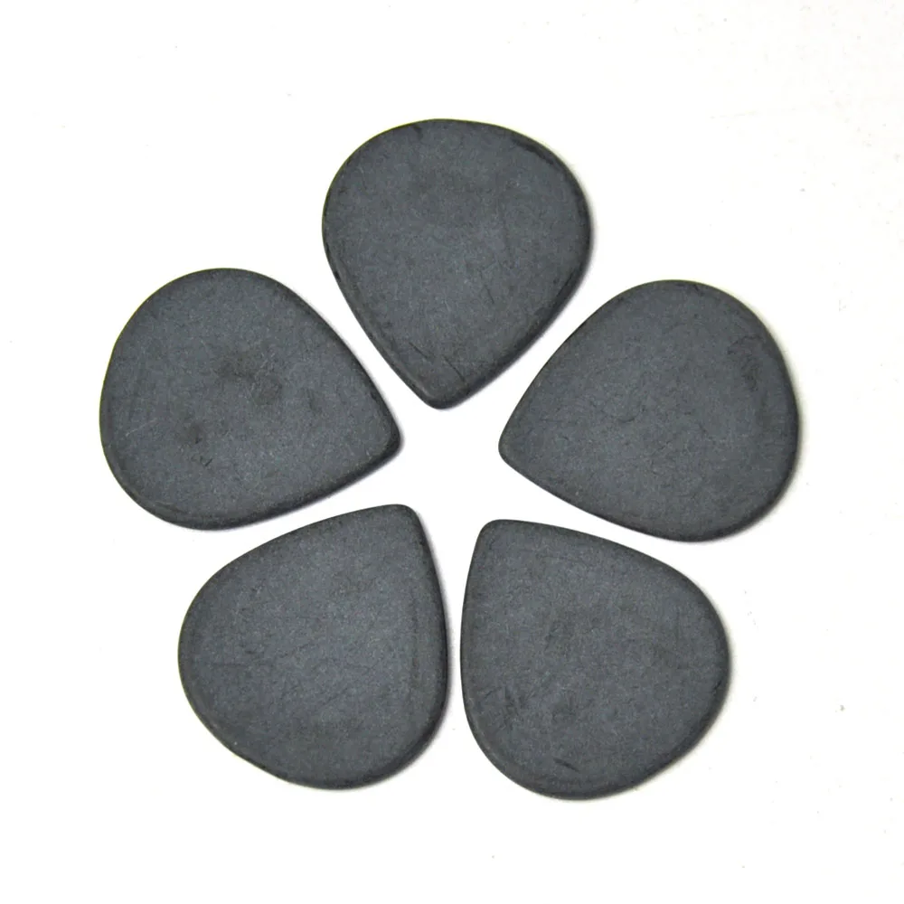 Lot of 100pcs Heavy 1mm 1.5mm Teardrop Waterdrop Delrin Jazz Guitar Picks Plectrums Black Green Blue