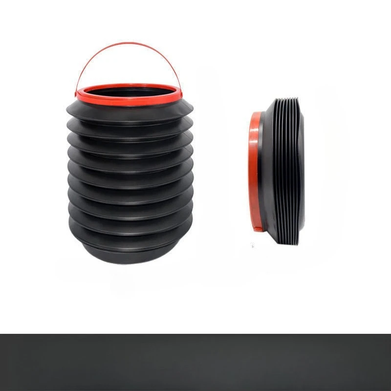 1pc Foldable Car Trash Can Retractable Storage Bucket Portable Organizer for Automobile view 4