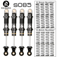 4Pcs NEW Adjustable FULL METAL Shock Absorber For 2-4KG 1/10 RC MOA Shafty Crawler Car Rig S085 V2