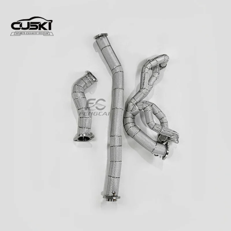 

Stainless steel automotive exhaust modification accessories are suitable for 2022+Subaru BRZ 2.4 equidistant manifold header dow