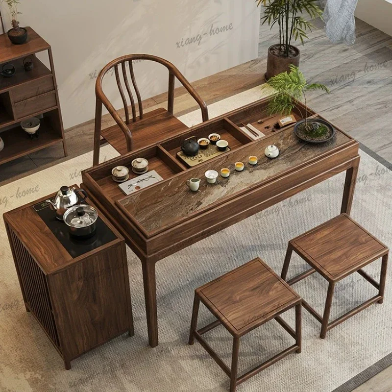LJY Minimalist Dining Table Decorations Italian Style Luxury Restaurant Dining Table Kitchen Solid Wood Mesa De Comedor Furnitur
