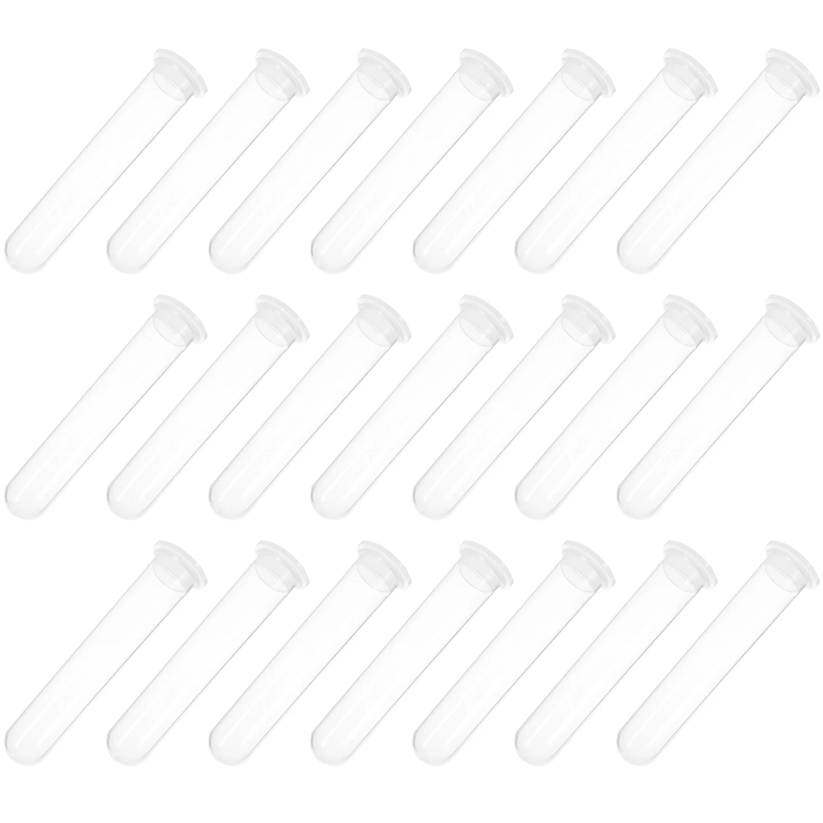 

100 Pcs Tube Empty Test Tubes Microcentrifuge Storage with Caps Centrifugal for Liquid Dispensing Sample