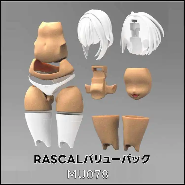 

Slightly Chubby Body Resin GK Modified Parts SH STUDIO 1/12 MU078A Mother Goddess Device