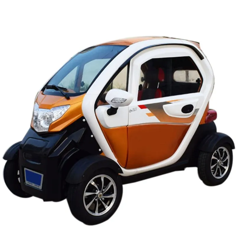 Fully enclosed low-cost elderly four-wheel electric vehicle semi-enclosed scenic spot shared patrol car