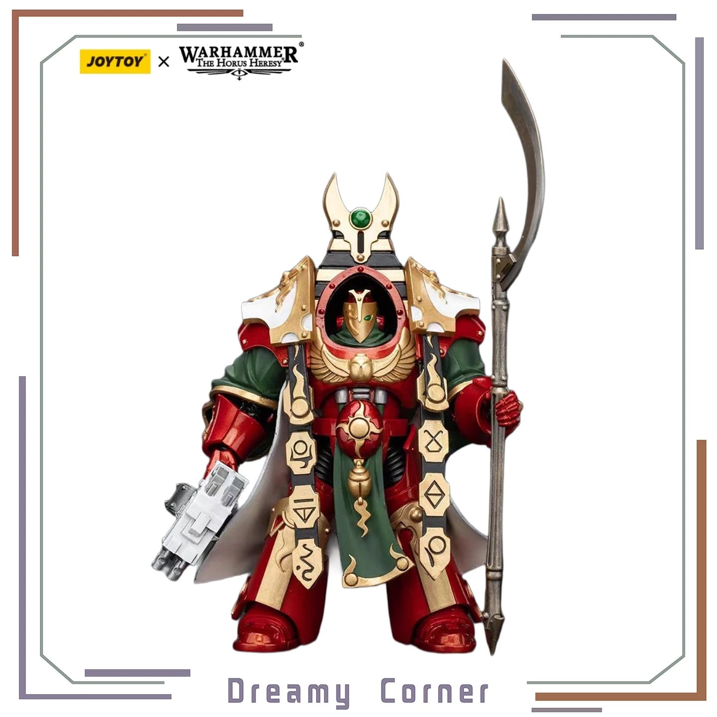 

【In stock 】JOYTOY Warhammer 40K Thousand Sons Legion Praetor in Cataphractii Terminator Armour 1/18 Action Figures Figure Toys