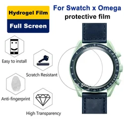 2/4/6/8PCS HD TPU Hydrogel Watch Protective Film Screen Protector for Omega for Swatch for MoonSwatch Soft Clear Scratch Proof