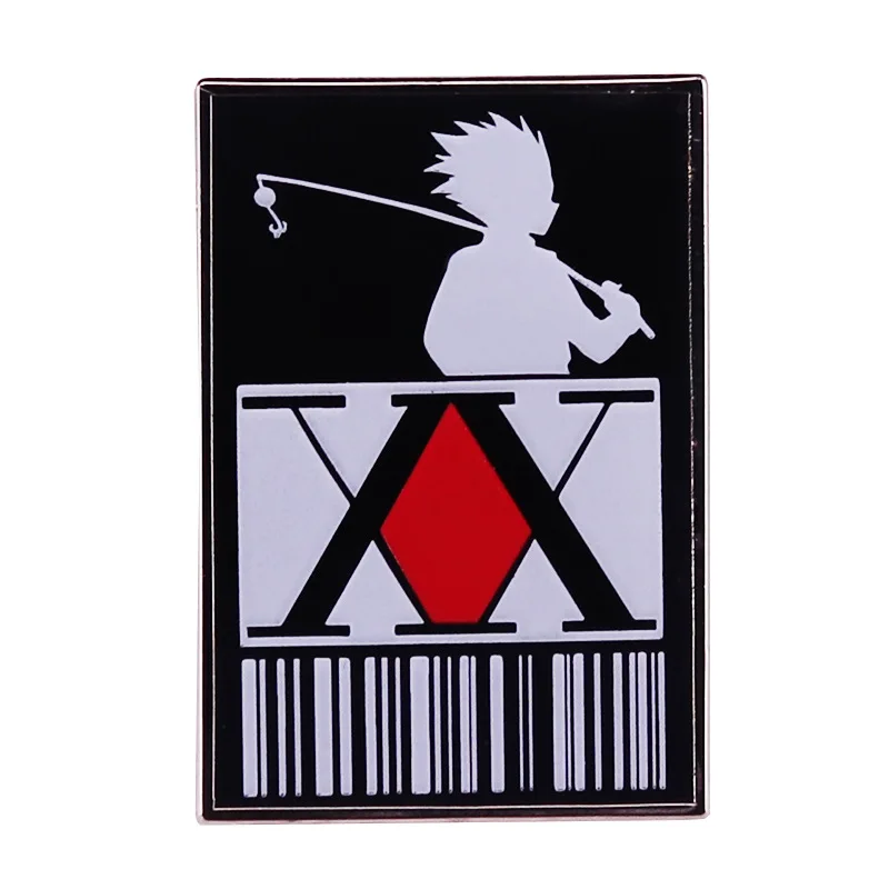 Anime Hunter x Hunter Pin GING FREECSS License Card Pin Backpack Jeans Badge Briefcase Badges Brooches for Clothing Brooches