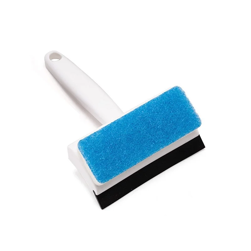 2in1 Double Side Glass Cleaning Brush Window Cleaner Home Glass Wiper Cleaning Tools Washing Window Long Handle Sponge Brush