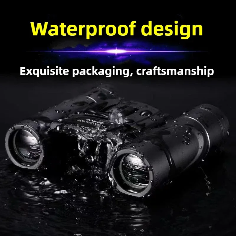 

500x25 HD Binoculars with BAK4 Prism | 1000m Range for Hunting/Birding | Low-Light Night Vision & Fog Proof