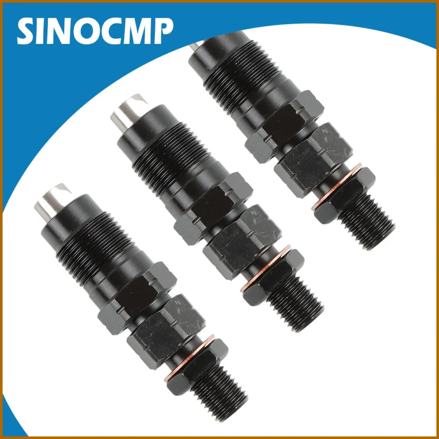 

3 шт., замена топливной форсунки Common Rail для двигателя Yanmar 3TNM72, запасная часть двигателя трактора John Deere