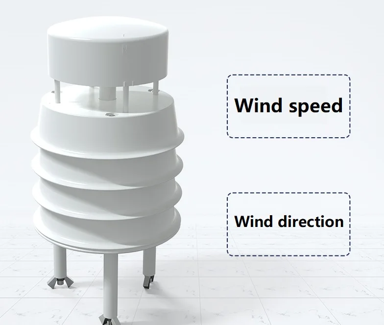 Server Software Lora Lorawan WIFI 4G GPRS Economical Wind Speed Transmitter