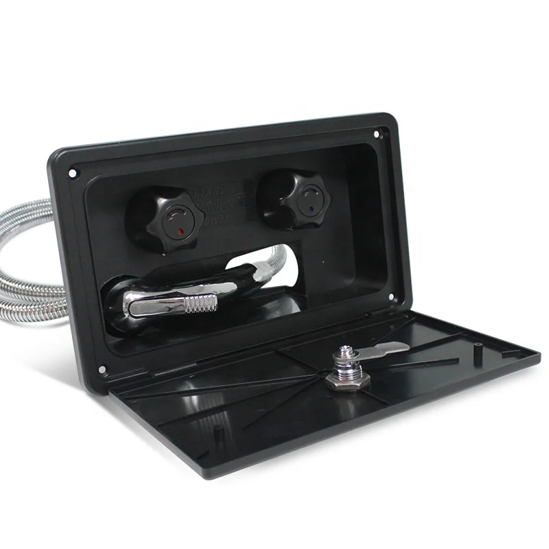 Заводские аксессуары, антивозрастной черный с замком, лодка, морской кемпер, автофургон, открытый душ