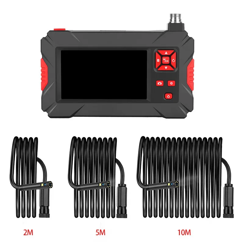 Imagem -02 - Endoscópio Destacável de Alta Definição Câmera de Tubulação Industrial Manutenção de Esgoto Detector Visual Ip68 Endoscópio Impermeável