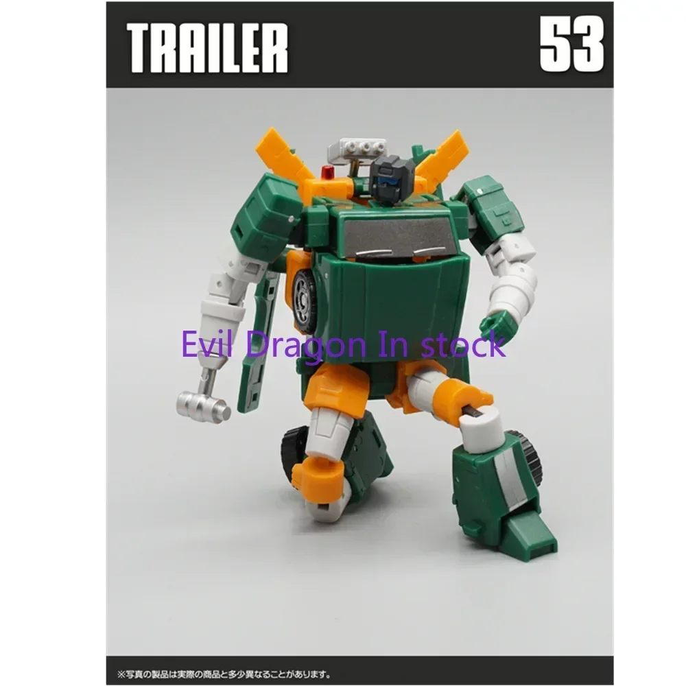 En Stock, juguetes para fanáticos de Mech, transformación MFT, remolque de la serie MF Pioneer, MF-52, Trailbreaker, MF53, MF-53, figura de acción de guía de elevación