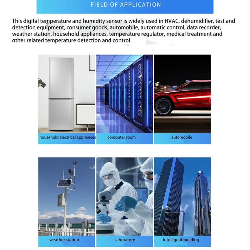 DHTC12 Temperature And Humidity Sensor I2C Communication High-Precision Digital Humidity Module Instead Of DHT20