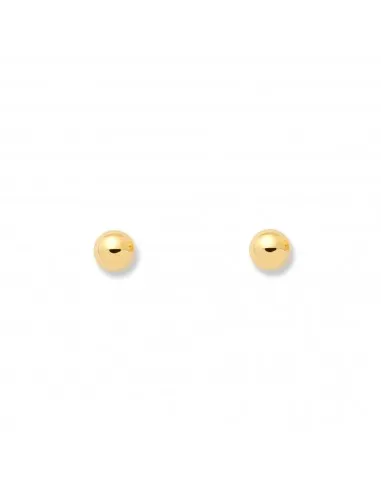 Earrings Bebe gold 9k Medium Ball 4 mm