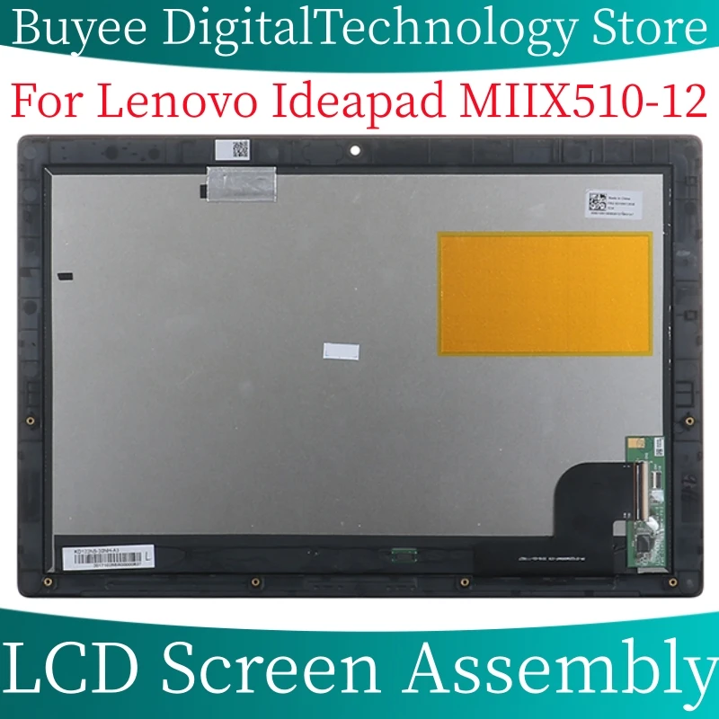 For Lenovo IdeaPad MIIX510-12isk MIIX510-12 LCD Screen Touch Digitizer Assembly 12