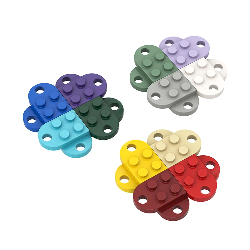 MOC High-Tech Assemble Particle 3176 Heart Necklace/Key Heart-shaped Brick Building Blocks Kit DIY Replaceable Part Children Toy