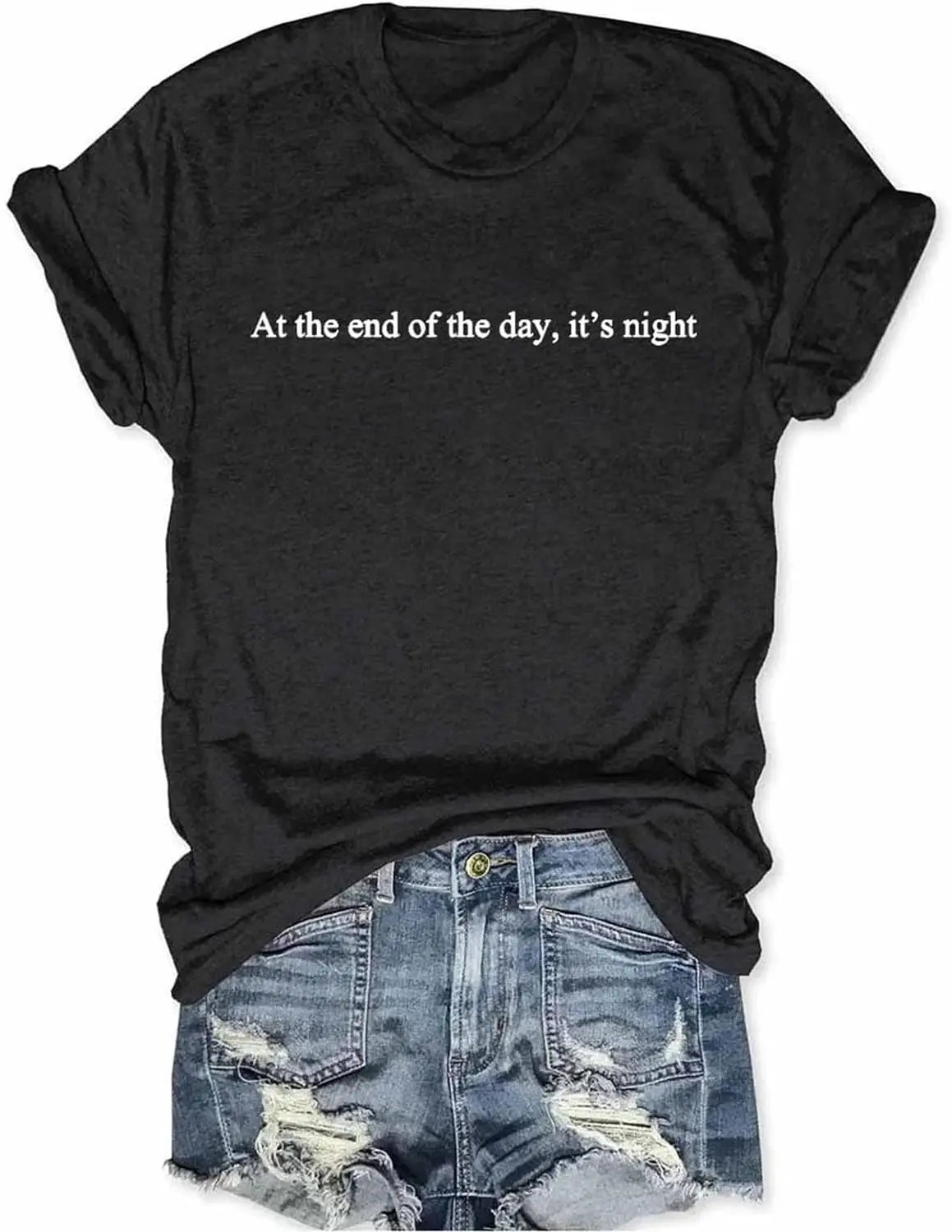 No final do dia t-shirt, camisa, camisa da noite