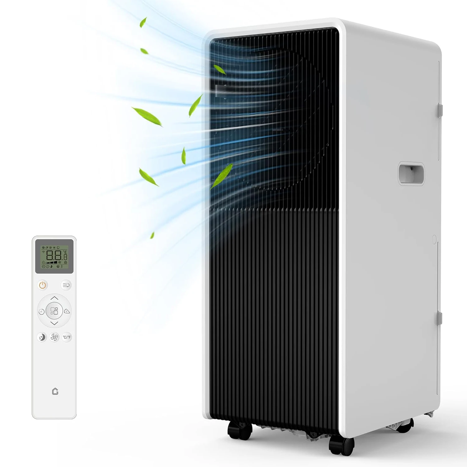 

14000 BTU Portable Air Conditioner for Rooms Up to 750 Sq.Ft, 3-in-1 Quiet AC Unit with Cool, Fan & Dehumidifier,24H Timer