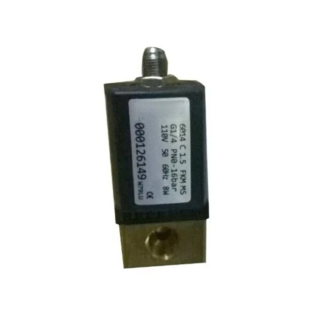 2026 Hot Selling 10 Bar Air Compressor Spare Parts 22407340 Replacement 2 3 Way 1 4inch 110v Valve Solenoid