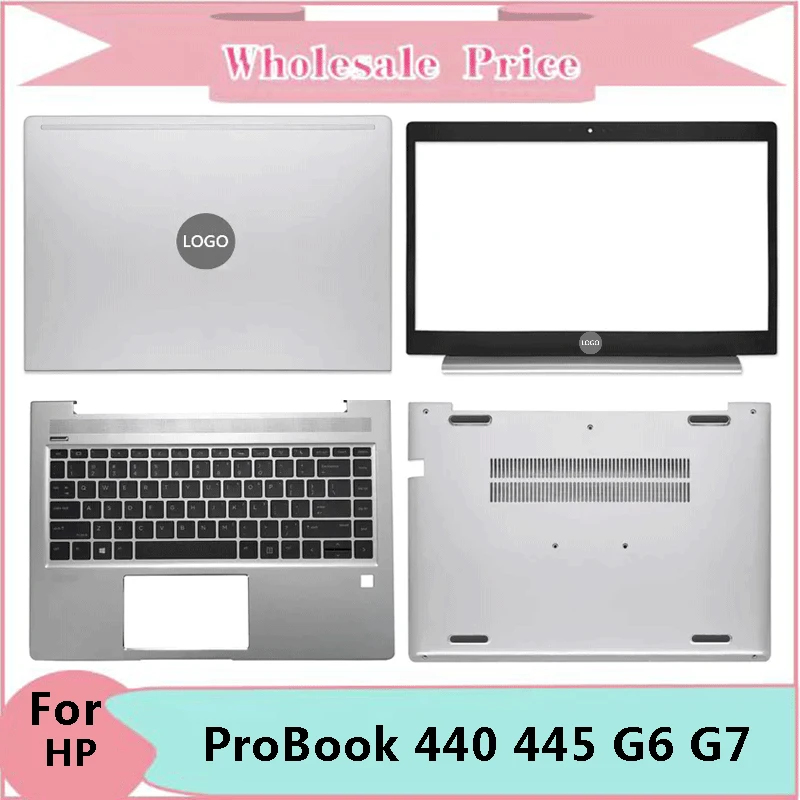 

New For HP ProBook 440 445 G6 G7 ZHAN 66 PRO 14 G2 G3 Laptop LCD Back Cover Front Bezel Upper Palmrest Bottom Base Case Keyboard