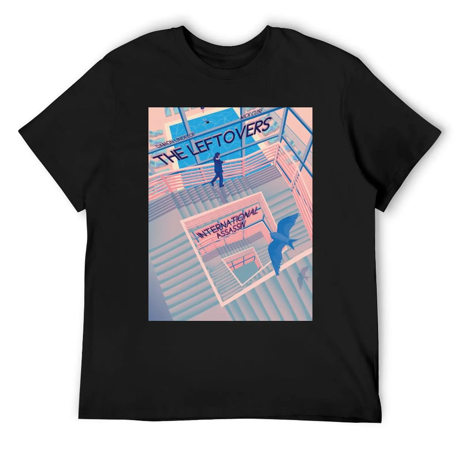 

The Leftovers 'International Assassin' T-Shirt vintage clothes cotton graphic tees sports fans tees mens t shirts pack